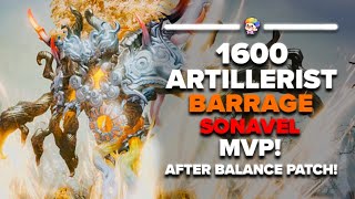 Lost Ark 1600 NEW Barrage Artillerist  Sonavel 42 Cruel Fighter [upl. by Ahseer]