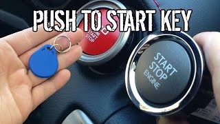 DIY Arduino RFID Push To Start Key [upl. by Aihsak]