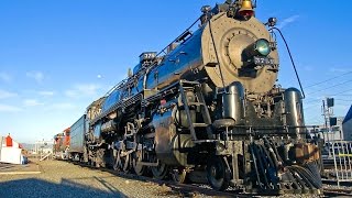 Santa Fe 3751 Steam Locomotive Fullerton Railroad Days [upl. by Atinauj]