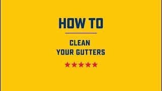 How to Clean Your Gutters  RotoRooter [upl. by Llenrahc]