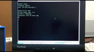 Altair 8800  Video 9  Loading 8K BASIC from a Cassette Image [upl. by Yecnuahc]