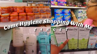 COME HYGIENE SHOPPING WITH ME AT TARGET  FEMININE HYGIENE TALKSKIN CAREHAIR TINGZ [upl. by Turtle378]