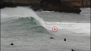 Surfer Charge Powerful Waves in Biarritz [upl. by Caesar9]