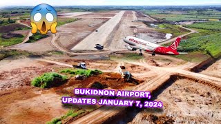 Bukidnon Airport Construction Updates MarayMaray Don Carlos Bukidnon January 7 2024 [upl. by Edwards]