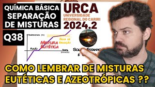 ✏️URCA 20242  Sobre os conceitos de substancias e misturas e suas propriedades podemos afirmar [upl. by Candyce]