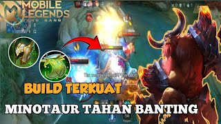 BUILD MINOTAUR TAHAN BANTINGBEST BUILD MINOTAURMOBILE LEGEND [upl. by Caesaria103]