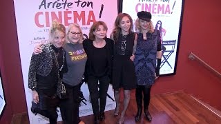 Actrices de Arrete ton Cinema a la Premiere a Paris [upl. by Ayotna670]