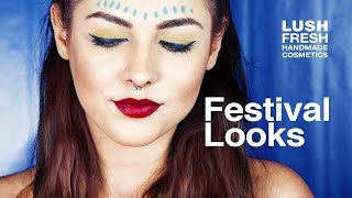 Fresh Festival MakeUp Looks [upl. by Eelinej]