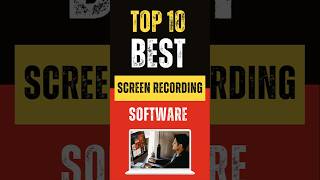 Top 10 Best Screen Recording Software for 2024 screenrecording [upl. by Engamrahc]