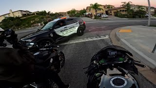 Ninja H2 amp Ducati V4S Get Busted [upl. by Porcia319]