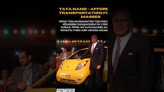 ΤΑΤΑ NANO – AFFORDABLE TRANSPORTATION FOR THE MASSES ratantata business nano tataneno [upl. by Arnoldo]