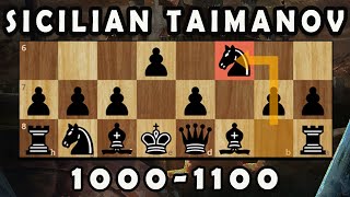 Play the Sicilian Taimanov like a Grandmaster  10001100 [upl. by Oflunra]