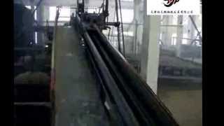 How to produce galvanized steel pipesHotdipped galvanized pipes production lines [upl. by Anekam]