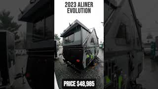 2023 Aliner Evolution A Frame Pop Up Trailer Tour  Beckleys RVs [upl. by Wing]