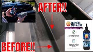 Restore And Protect  303 quotGraphenequot Trim Coating Exterior Automotive Plastic Trim RestoreProtect [upl. by Rosanne]