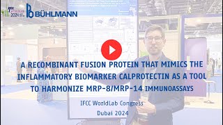 BÜHLMANNs recombinant fusion protein that mimics the inflammatory biomarker calprotectin [upl. by Sille]