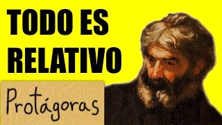 FILOSOFÍA  RELATIVISMO PROTÁGORAS [upl. by Ynehteb]