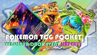 Venusaur Drop Event Expert  Pokemon TCG Pocket [upl. by Nevins]