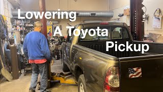 Lowering a Toyota pickup [upl. by Yonah454]