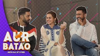 INTERVIEW  VICKY KAUSHAL ABHISHEK BACHCHAN TAAPSEE PANNU  MANMARZIYAAN  AUR BATAO [upl. by Delora112]