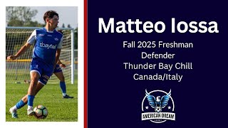 Matteo Iossa  CB  2025 Freshman [upl. by Toni585]