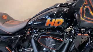 CUSTOM PIN amp CUSTOM STITCHED SEAT 2024 HarleyDavidson Road Glide Vivid Black with Black TrimFLTRX [upl. by Ibbetson]