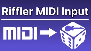 Riffler MIDI Input [upl. by Canter]