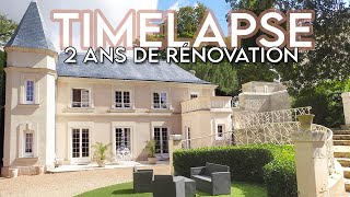 TIMELAPSE 2 ANS DE RENOVATION TOTALE  Rafraichir un petit château bloqué dans les 70’s [upl. by Amyas]