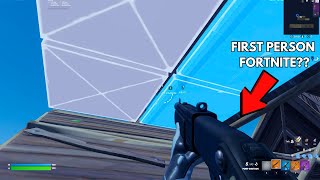 The NEW FORTNITE FIRST PERSON Mode Is Here [upl. by Yrogiarc]