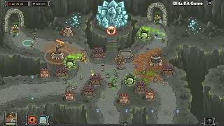 Kingdom Rush Frontiers  Emberspike Depths  Map 15 Boss Defeated [upl. by Glick]