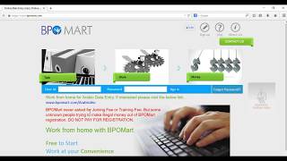 How to sign up in BPO martTamil How to pass in typing test  Genuine Data Entry job  bpomartcom [upl. by Bronny]