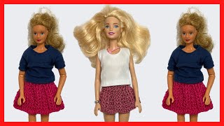 Een leuk rokje haken met reliëfsteken voor Barbie [upl. by Nasho179]