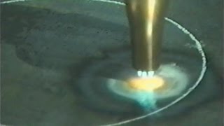 Cutting with oxy acetylene torch [upl. by Einial983]