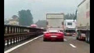 F430 seen on Italian Autostrada [upl. by Nurse]