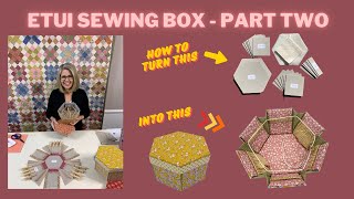 HOW TO MAKE AN ETUI SEWING BOX PART TWO  Making the Sides amp Gussets [upl. by Titus]