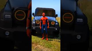 Thar vs Fortuner competition spiderman ironman shorts [upl. by Gavrilla69]