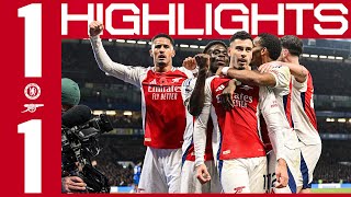 HIGHLIGHTS  Chelsea vs Arsenal 11  Premier League  Martinelli scores in London derby draw [upl. by Kashden594]