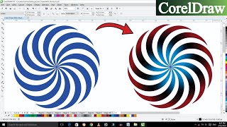 Corel Draw Make Design  CorelDraw पर यह डिजाइन कैसे बनाए [upl. by Ydahs533]