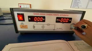 Tunnel Diode Characteristics Experiment [upl. by Hedda]