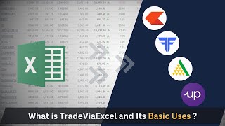 TradeViaExcel  A Beginners Guide  tradingsoftware Demo [upl. by Edaj398]