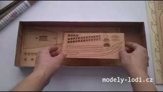 MM756 Nina Mantua Ship Model Kit Unboxing [upl. by Harman780]