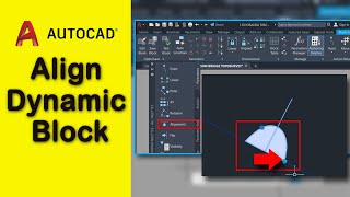 How to align dynamic block to a polyline in AutoCAD [upl. by Patrica82]