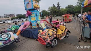 Fun Show Amusement Carrefour Angrignon  Traveling Amusement Park Montreal Canada 🇨🇦 🇨🇦 [upl. by Atirhs]