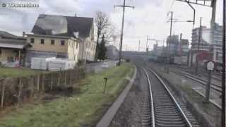 Basel  Wettingen CH in 16 Minuten Ae 68205 Zeitraffer  Time Lapse 4x [upl. by Irol]