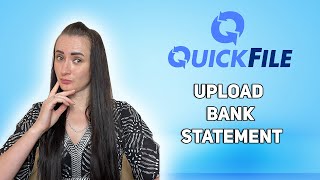 How to upload a bank statement on QuickFile [upl. by Sulienroc]