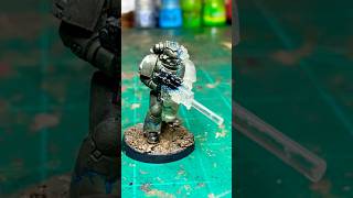 Painting a cloaking space marine  warhammer warhammer40k warhammer30k warhammercommunity [upl. by Aerua]