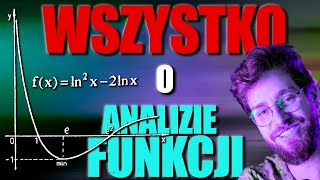 WSZYSTKO o ANALIZA FUNKCJI asymptoty ekstrema punkty przegięcia przebieg zmienności funkcji [upl. by Modern]