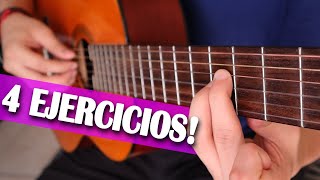 4 EJERCICIOS DIARIOS QUE UN PRINCIPIANTE EN GUITARRA DEBE PRACTICAR [upl. by Manya977]