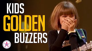 10 AMAZING Kid Golden Buzzers on Got Talent Around the World [upl. by Dnalyram778]