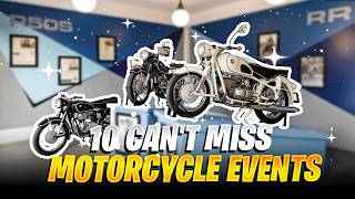 Top 10 Motorcycle Events You Cant Miss in 20242025  Bikers Listen Up [upl. by Bellda318]